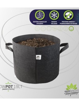 Maceta Textil 19 Lt Grow...