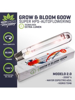 AMPOLLETA GROW & BLOOM 600W...