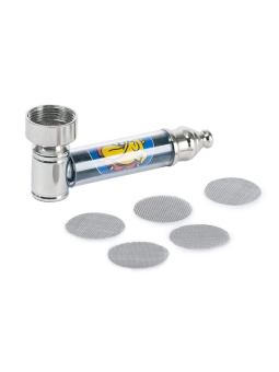 Pipa Metálica Con Rejilla...