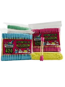 Cotonitos De Algodón/madera...