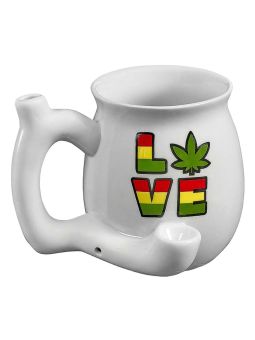 Tazón Pipa Mug Rasta Love...