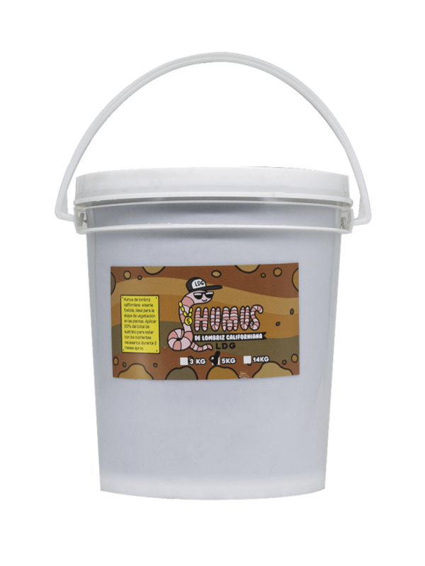 Humus de lombriz californiana 5kg LDG
