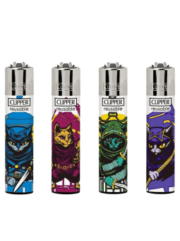 Encendedor Clipper Ninja Cats